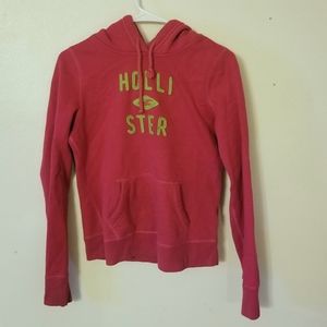 Pink hollister hoodie